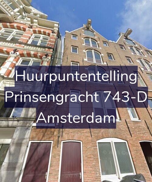 Foto gevel Huurpuntentelling voor Prinsengracht 743-D, Amsterdam