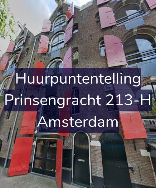 Foto gevel Huurpuntentelling voor Prinsengracht 213-H, Amsterdam