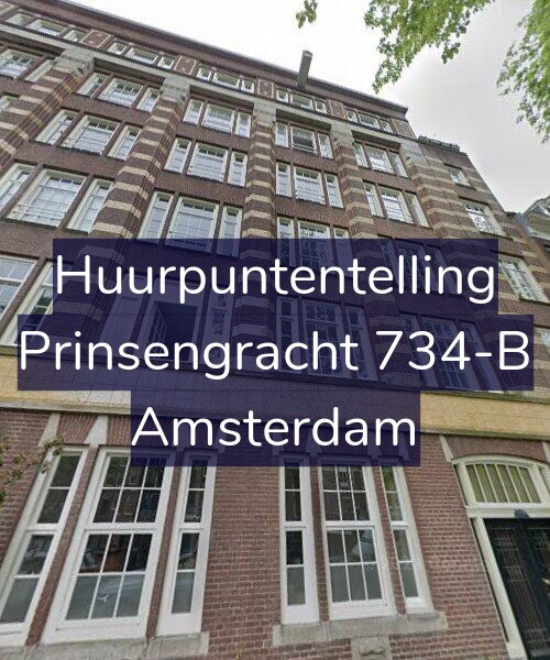 Foto gevel Huurpuntentelling voor Prinsengracht 734-B, Amsterdam