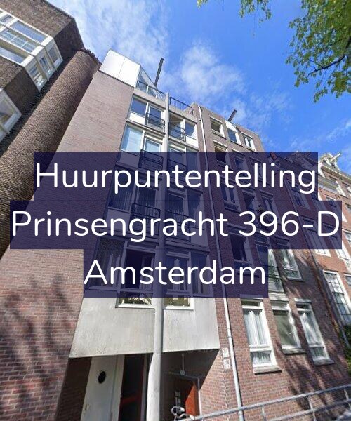 Foto gevel Huurpuntentelling voor Prinsengracht 396-D, Amsterdam