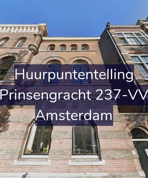 Foto gevel Huurpuntentelling voor Prinsengracht 237-VV, Amsterdam