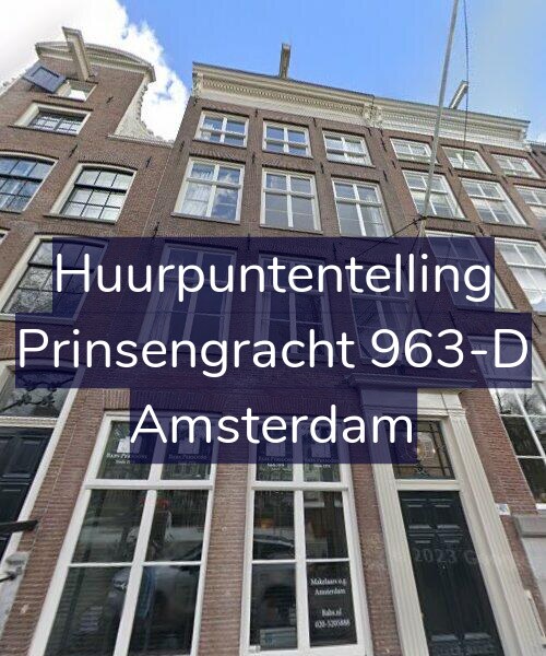 Foto gevel Huurpuntentelling voor Prinsengracht 963-D, Amsterdam
