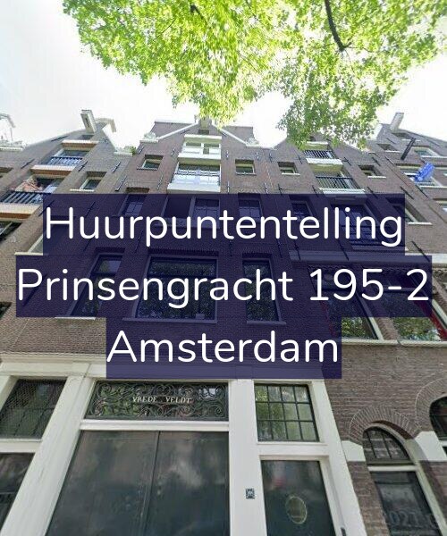 Foto gevel Huurpuntentelling voor Prinsengracht 195-2, Amsterdam