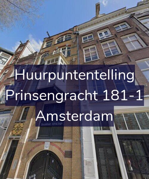 Foto gevel Huurpuntentelling voor Prinsengracht 181-1, Amsterdam