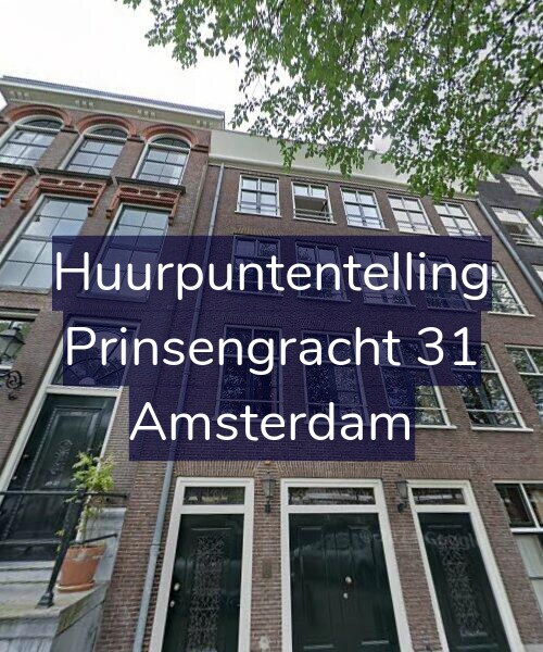 Foto gevel Huurpuntentelling voor Prinsengracht 31, Amsterdam