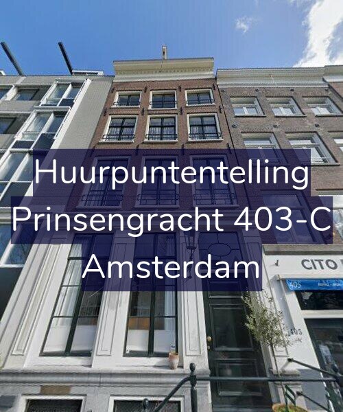 Foto gevel Huurpuntentelling voor Prinsengracht 403-C, Amsterdam