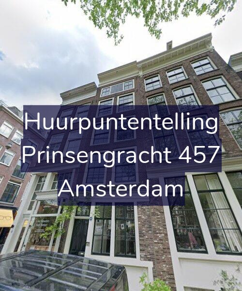 Foto gevel Huurpuntentelling voor Prinsengracht 457, Amsterdam