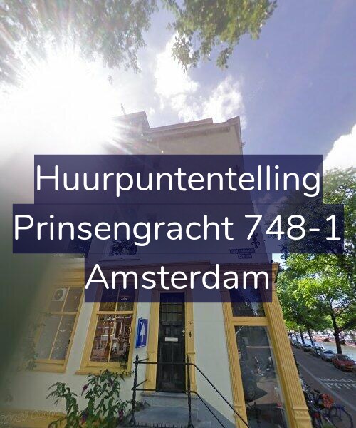 Foto gevel Huurpuntentelling voor Prinsengracht 748-1, Amsterdam