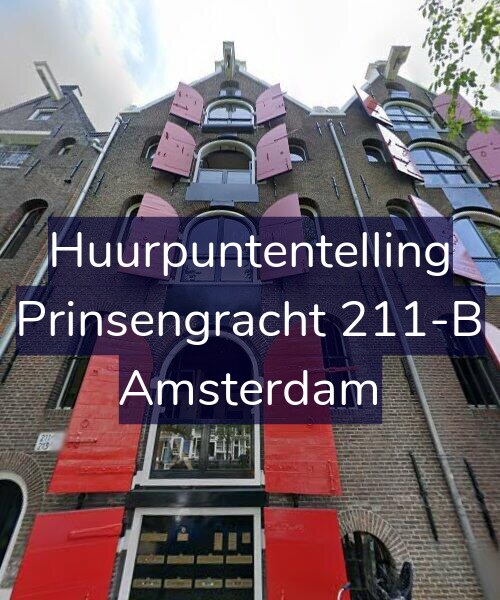 Foto gevel Huurpuntentelling voor Prinsengracht 211-B, Amsterdam