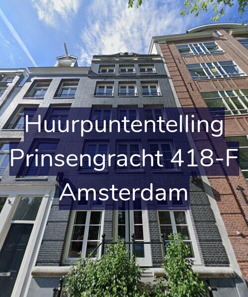 Foto gevel Huurpuntentelling voor Prinsengracht 418-F, Amsterdam