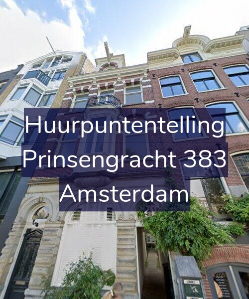 Foto gevel Huurpuntentelling voor Prinsengracht 383, Amsterdam