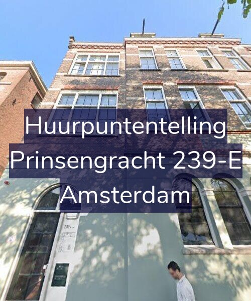 Foto gevel Huurpuntentelling voor Prinsengracht 239-E, Amsterdam