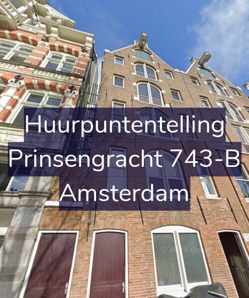 Foto gevel Huurpuntentelling voor Prinsengracht 743-B, Amsterdam