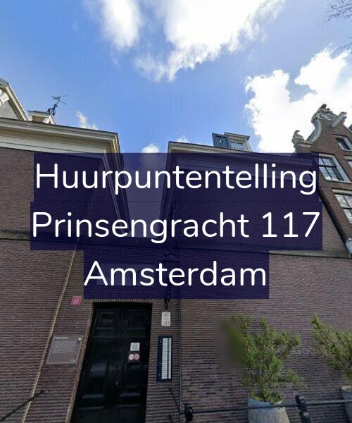 Foto gevel Huurpuntentelling voor Prinsengracht 117, Amsterdam