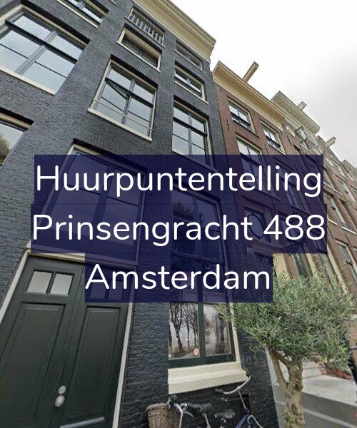 Foto gevel Huurpuntentelling voor Prinsengracht 488, Amsterdam
