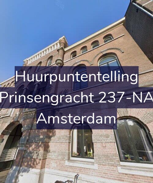 Foto gevel Huurpuntentelling voor Prinsengracht 237-NA, Amsterdam
