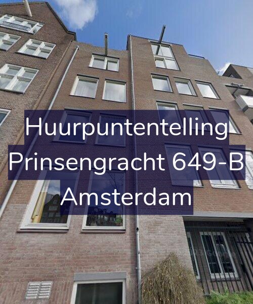 Foto gevel Huurpuntentelling voor Prinsengracht 649-B, Amsterdam