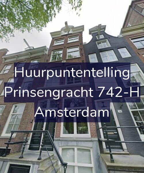 Foto gevel Huurpuntentelling voor Prinsengracht 742-H, Amsterdam