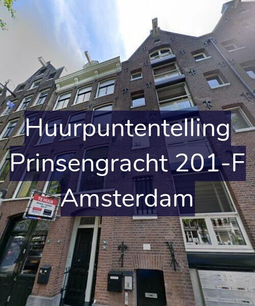 Foto gevel Huurpuntentelling voor Prinsengracht 201-F, Amsterdam