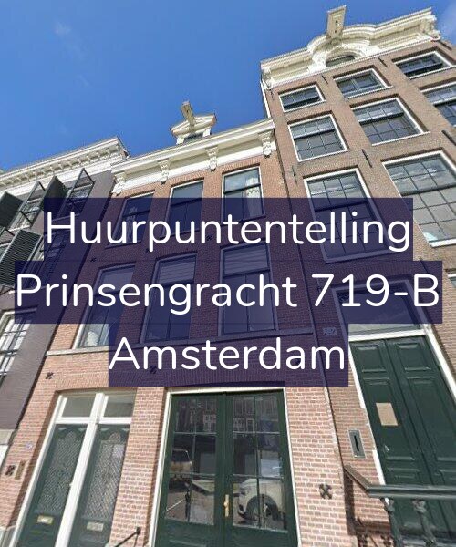 Foto gevel Huurpuntentelling voor Prinsengracht 719-B, Amsterdam