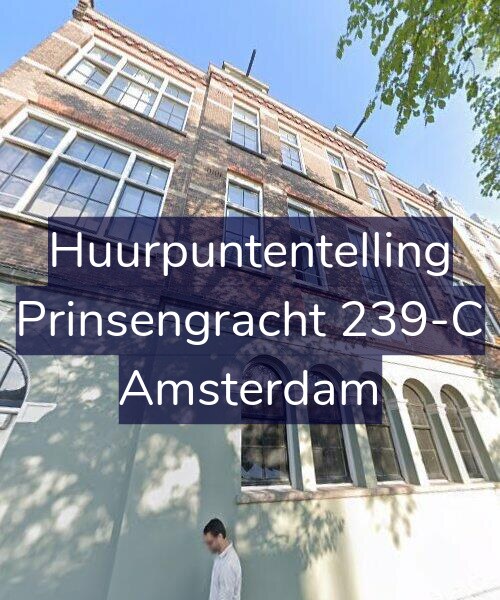 Foto gevel Huurpuntentelling voor Prinsengracht 239-C, Amsterdam