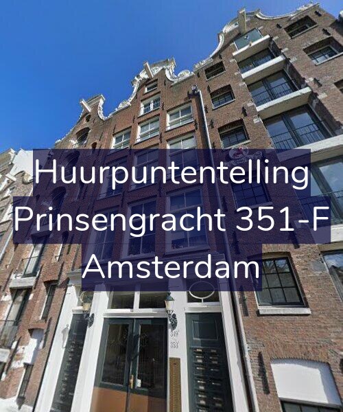 Foto gevel Huurpuntentelling voor Prinsengracht 351-F, Amsterdam