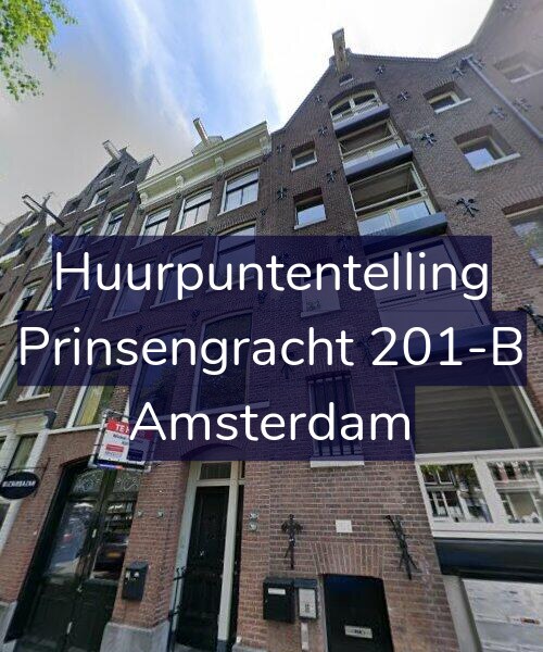 Foto gevel Huurpuntentelling voor Prinsengracht 201-B, Amsterdam
