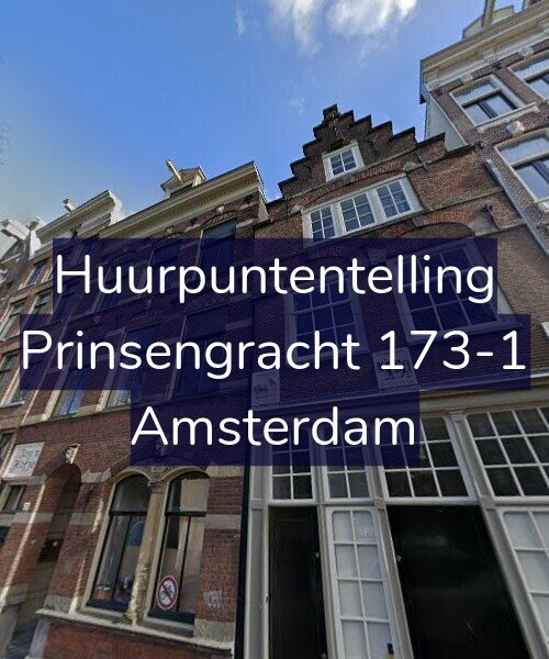 Foto gevel Huurpuntentelling voor Prinsengracht 173-1, Amsterdam