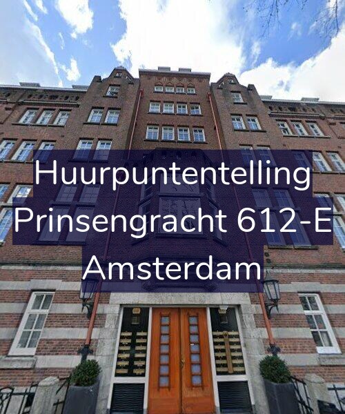 Foto gevel Huurpuntentelling voor Prinsengracht 612-E, Amsterdam