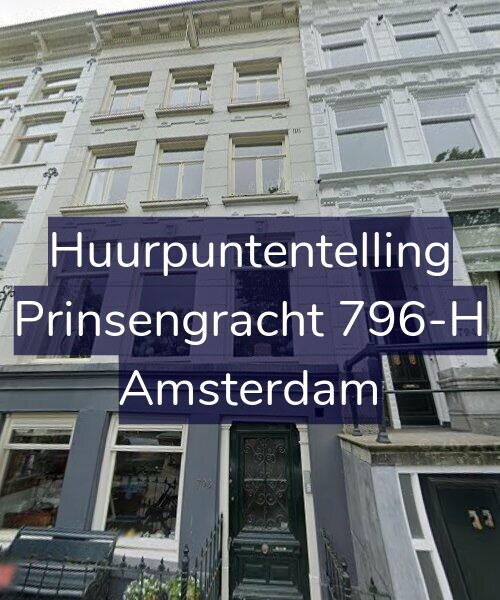 Foto gevel Huurpuntentelling voor Prinsengracht 796-H, Amsterdam