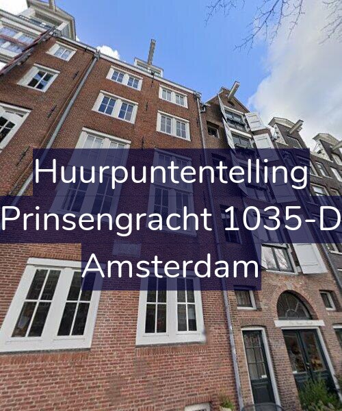 Foto gevel Huurpuntentelling voor Prinsengracht 1035-D, Amsterdam