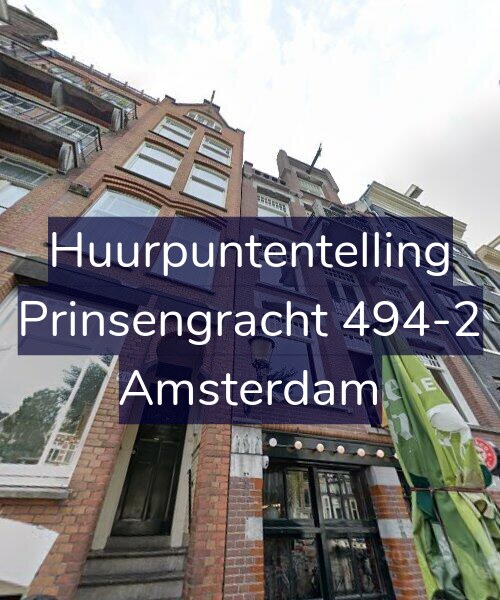 Foto gevel Huurpuntentelling voor Prinsengracht 494-2, Amsterdam
