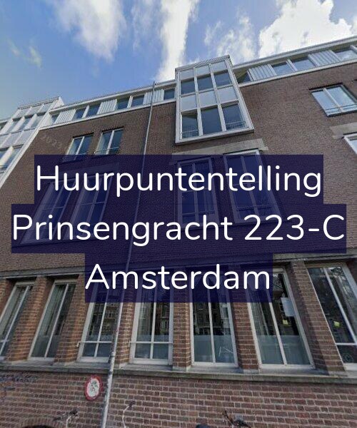 Foto gevel Huurpuntentelling voor Prinsengracht 223-C, Amsterdam