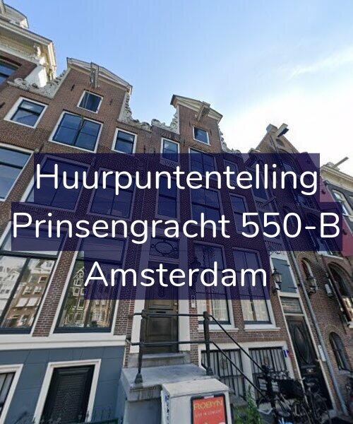 Foto gevel Huurpuntentelling voor Prinsengracht 550-B, Amsterdam