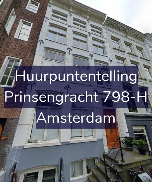 Foto gevel Huurpuntentelling voor Prinsengracht 798-H, Amsterdam
