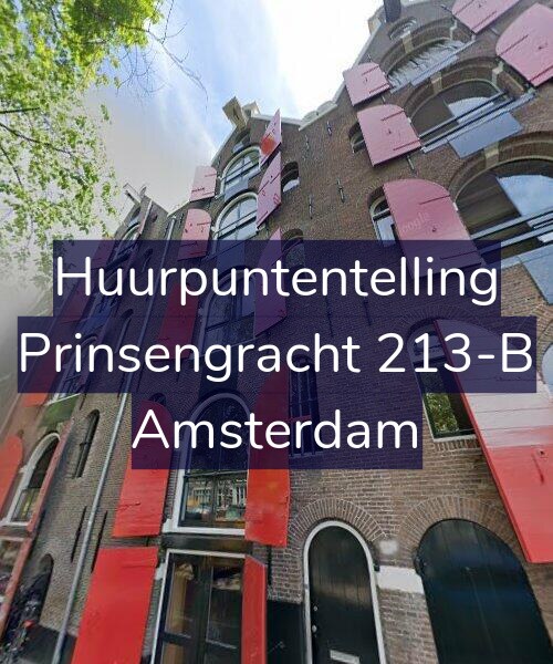 Foto gevel Huurpuntentelling voor Prinsengracht 213-B, Amsterdam
