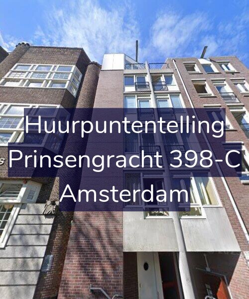 Foto gevel Huurpuntentelling voor Prinsengracht 398-C, Amsterdam