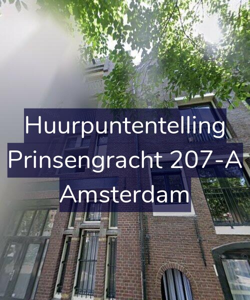 Foto gevel Huurpuntentelling voor Prinsengracht 207-A, Amsterdam