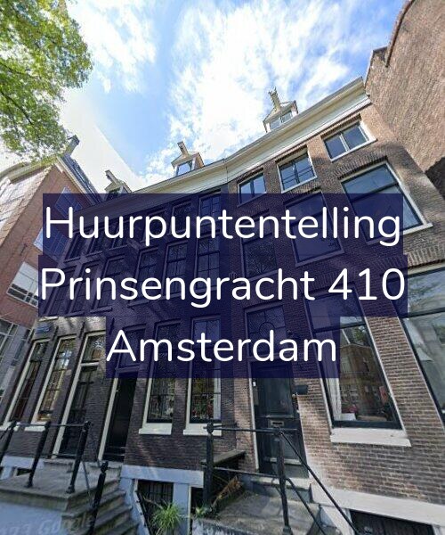 Foto gevel Huurpuntentelling voor Prinsengracht 410, Amsterdam