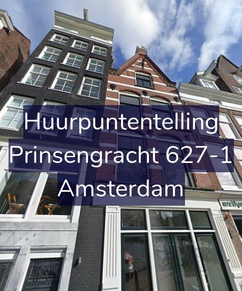 Foto gevel Huurpuntentelling voor Prinsengracht 627-1, Amsterdam