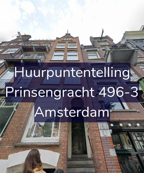 Foto gevel Huurpuntentelling voor Prinsengracht 496-3, Amsterdam