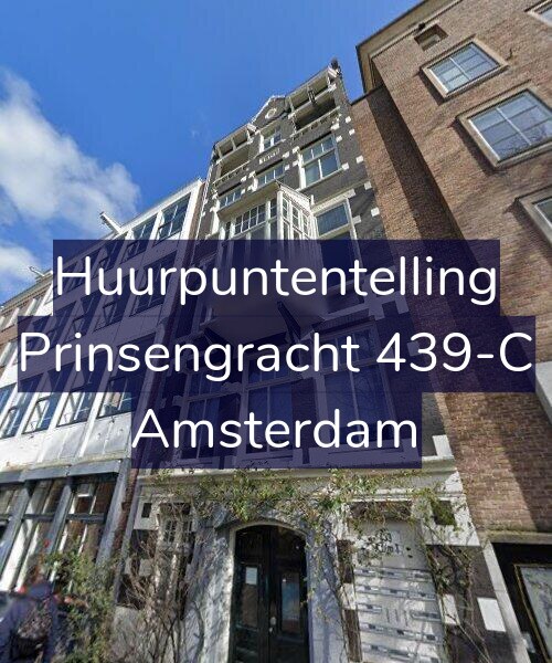 Foto gevel Huurpuntentelling voor Prinsengracht 439-C, Amsterdam