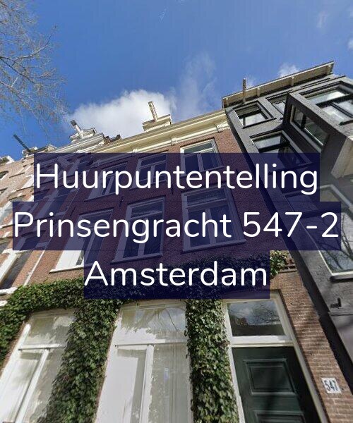 Foto gevel Huurpuntentelling voor Prinsengracht 547-2, Amsterdam