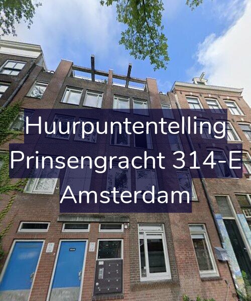 Foto gevel Huurpuntentelling voor Prinsengracht 314-E, Amsterdam