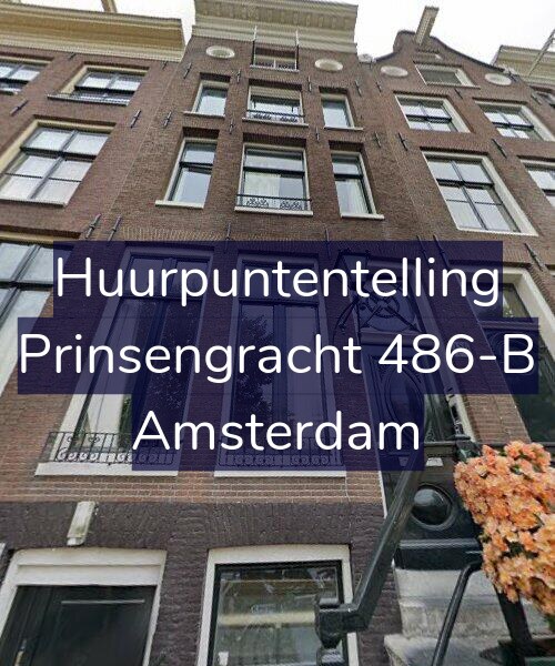 Foto gevel Huurpuntentelling voor Prinsengracht 486-B, Amsterdam
