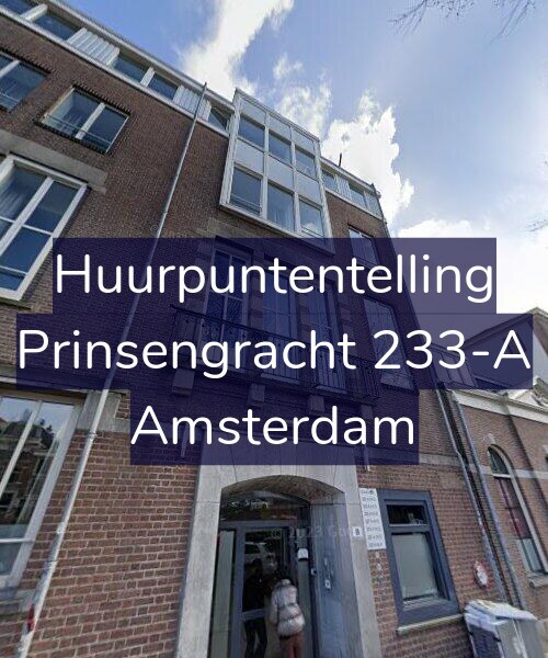 Foto gevel Huurpuntentelling voor Prinsengracht 233-A, Amsterdam