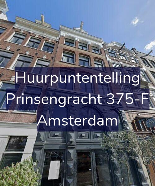 Foto gevel Huurpuntentelling voor Prinsengracht 375-F, Amsterdam