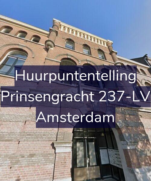 Foto gevel Huurpuntentelling voor Prinsengracht 237-LV, Amsterdam