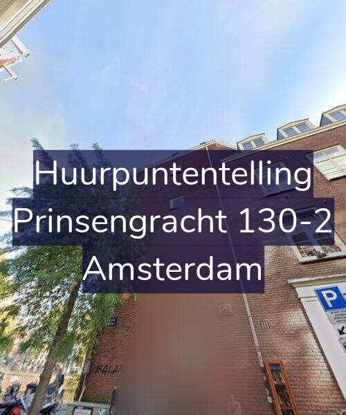 Foto gevel Huurpuntentelling voor Prinsengracht 130-2, Amsterdam