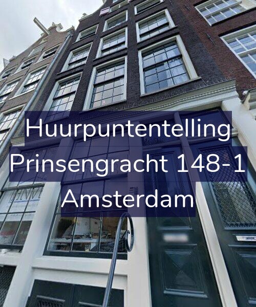 Foto gevel Huurpuntentelling voor Prinsengracht 148-1, Amsterdam
